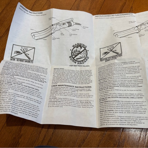 Triple-Barrel Hair Waver—-Belson Gold’N Hot - Picture 3 of 8